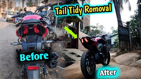 Dominar Tail Modification How To Remove Tail Tidy For Dominar250 400