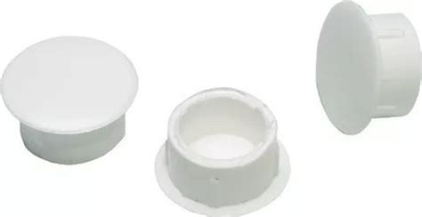 Tapa Furo Para Móveis 8mm 100 Unidades Branco Parcelamento sem juros