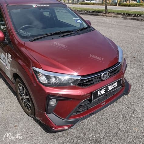 Vemart Perodua Bezza Head Lamp Eye Lid Cover Sportivo Design