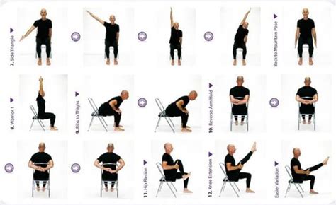 Easy Chair Yoga For Seniors Chair Pose Yoga Chair Yoga Yoga For Seniors