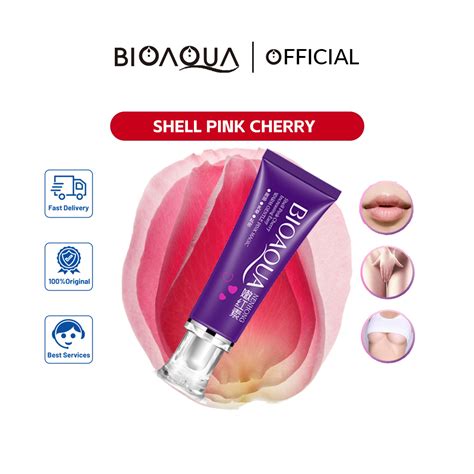 BIOAOUA Private Parts Whitening Body Cream Skin Lightening Pink Cherry