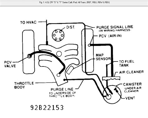 2001 Chevy S10 Vacuum Line Diagram