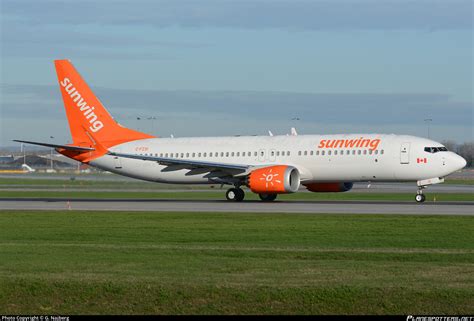 C FZXI Sunwing Airlines Boeing 737 8 MAX Photo By G Najberg ID