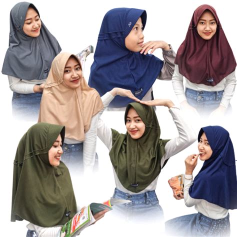 Jual VILORAA Hijab Instan Hijab Kaos Anak Sekolah SD SMP SMA Hijab