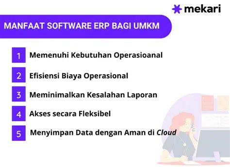 Pentingnya Penerapan Software Erp Bagi Umkm Mekari