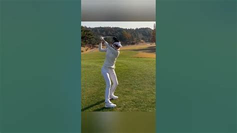 💯점짜리 하체회전 예술이야😍😍😍 골프여신 스윙tv Shorts Golf Golfswing Youtube