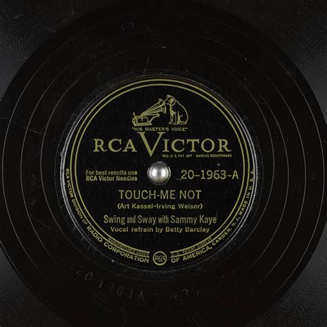 Download Sammy Kaye Touch Me Not Vinyl Record Wallpaper | Wallpapers.com