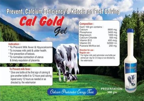 Veterinary Calcium Gel Packaging Type 300gm Packaging Size Hdpe At Rs 45 Litre In Roorkee