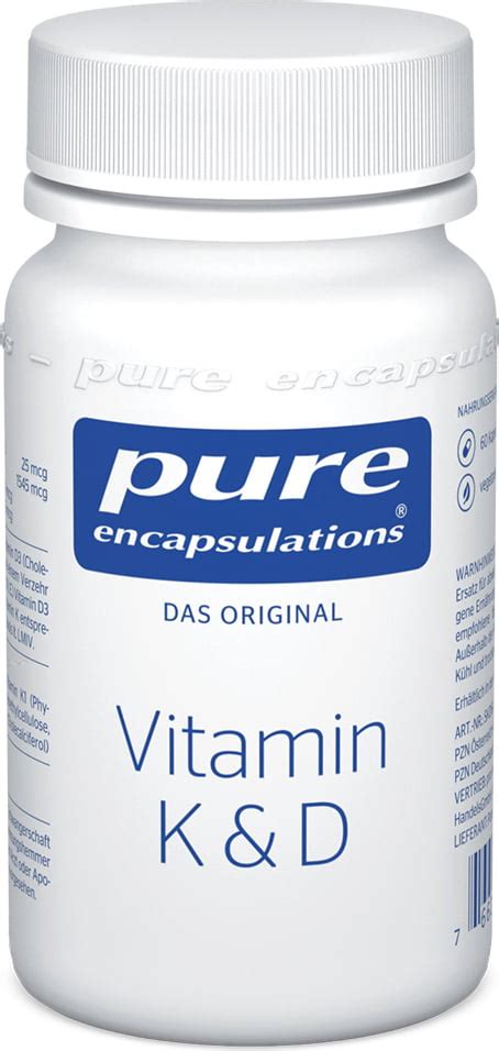 Vitamin K D 60 Kapseln Pure Encapsulations VitalAbo