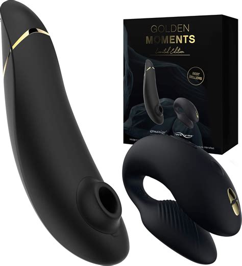 Jp Womanizer We Vibe Golden Moment Set Includes 1 Womanizer