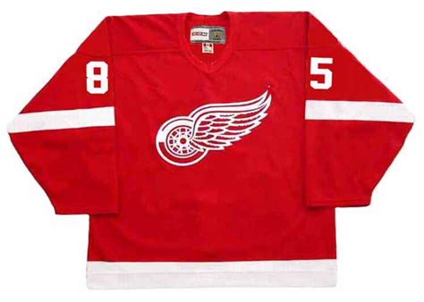 Petr Klima Detroit Red Wings 1987 Ccm Vintage Nhl Throwback Jersey