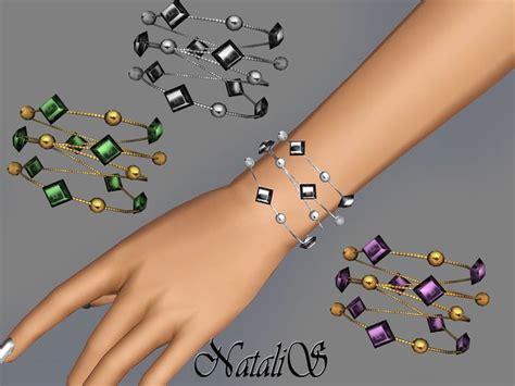 Natalis Ts Multi Row Bracelet With Crystals Ft Fe Crystals The Row