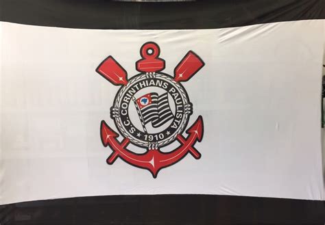 Bandeira Corinthians Tecido X Mts Clubes R Em Mercado