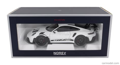 NOREV 187361 Scale 1 18 PORSCHE 911 992 GT3 RS COUPE 2022 WHITE