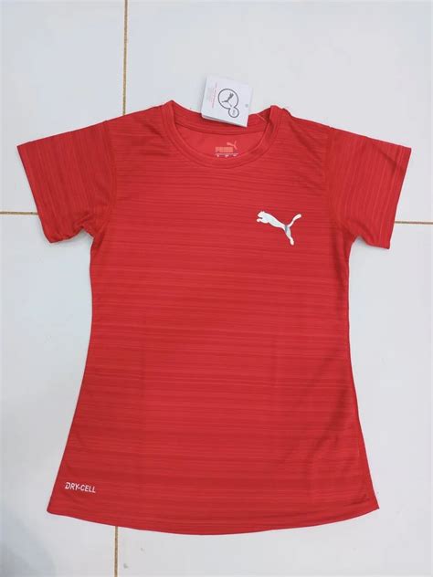 Lycra Women Puma Red Sports T Shirt At Rs Piece In Surat Id