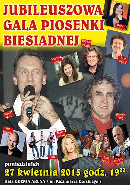 Jubileuszowa Gala Piosenki Biesiadnej Bogart Concert Agency