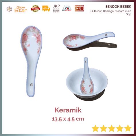 Jual Sendok Bebek Melamin Keramik Stainless Steel Tebal Bubur Es