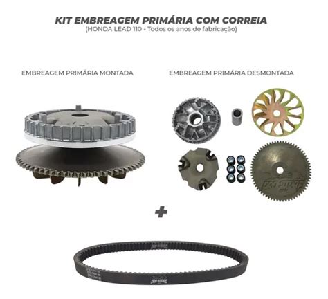 Embreagem Primária Honda Lead 110 C Correia Mod Original