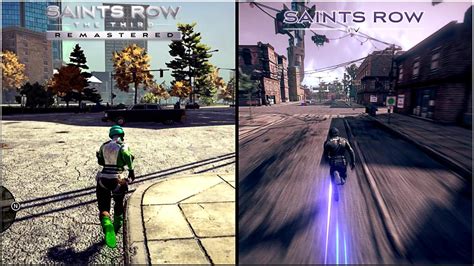 Saints Row The Third Remastered Vs Saints Row Iv Comparison Youtube