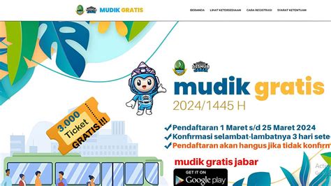 Daftar Di Sini Mudik Gratis Dishub Jabar Rute Depok Ke