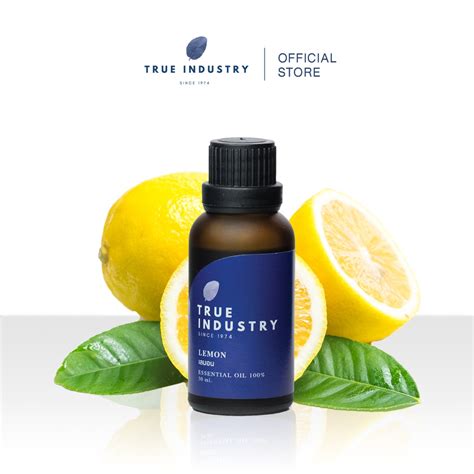 True Industry น้ำมันหอมระเหย 100 กลิ่นเลมอน Pure Lemon Essential Oil