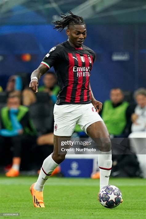 Rafael Leao of AC Milan during the UEFA Champions League Semi-Final ...