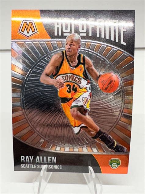 Panini Mosaic Holofame Ray Allen Seattle Supersonics Ebay