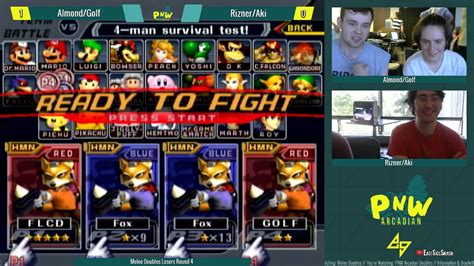 PNW Arcadian Melee Doubles Almond Golf Red Vs Aki Rizner Blue