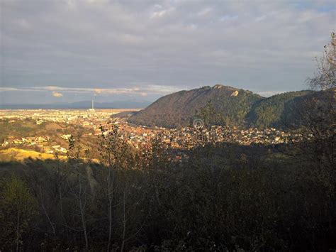 Brasov Romania City Seen from the Mountains Stock Photo - Image of nature, town: 103886744