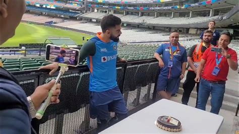 Virat Kohli Birthday Celebration In Melbourne 2022 Cricket Ground Virat Kohli Live Cake Cutting