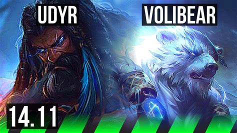 Udyr Vs Volibear Jgl Games Legendary Euw Diamond