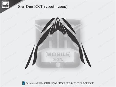 Sea-Doo RXT 260 Wrap Skin Template - ARMOBILESKIN