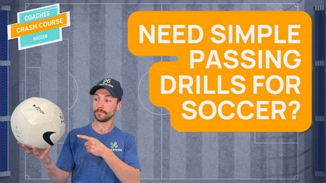 Simple Passing Drills For Soccer U4 U5 U6 U7 U8 U9 Coaches