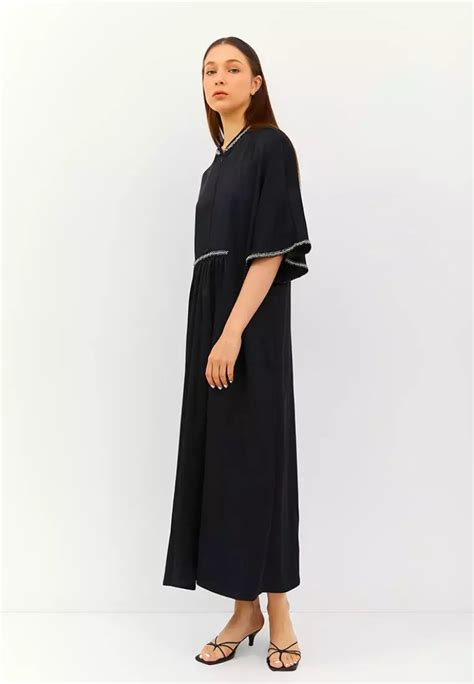 Jual Simplicity Simplicity Embelished Front Zipper Kaftan Maxi Dress