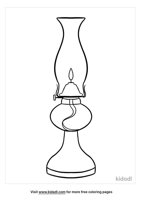 Bible Coloring Pages For Preschoolers Oil Lamp