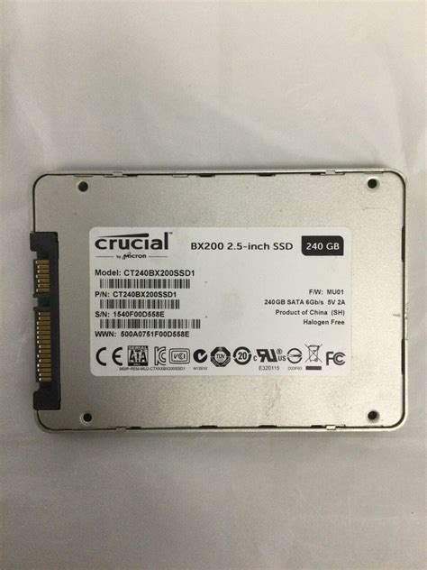 Crucial Bx Gb Ssd Ct Bx Ssd Ebay