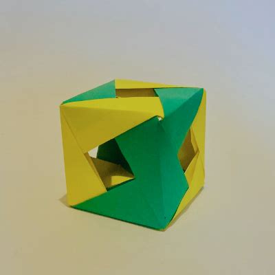 Cube from Thirds by Tung Ken Lam British Origami