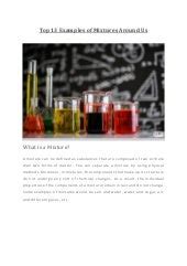 Top 13 Examples of Mixtures Around Us.pdf