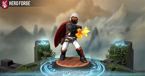 Hunter Gunslinger Made With Hero Forge