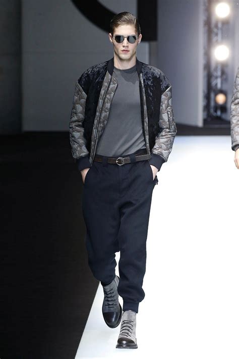 Giorgio Armani Menswear Fashion Show Collection Fall Winter