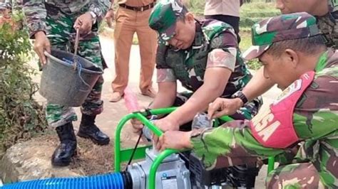 Tim Ketahanan Pangan Mabes TNI AD Tinjau Program Pompanisasi Di