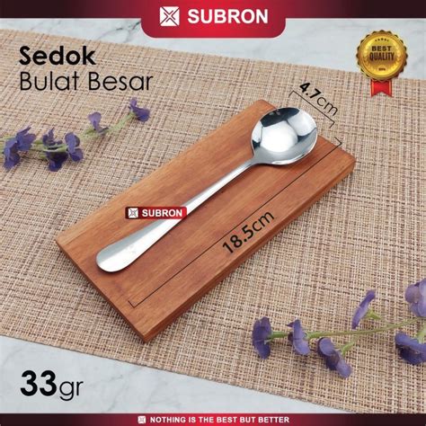 Jual Subron Alat Makan Sendok Garpu Pisau Makan Besar Kecil Sayur Tebal