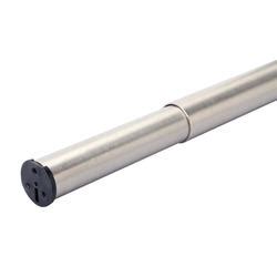 Closet Pro HD 4 To 6 Brushed Nickel Adjustable Heavy Duty Closet Rod