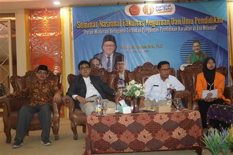 Seminar Nasional Fkip Angkat Tema Peran Moderasi Beragama Universitas