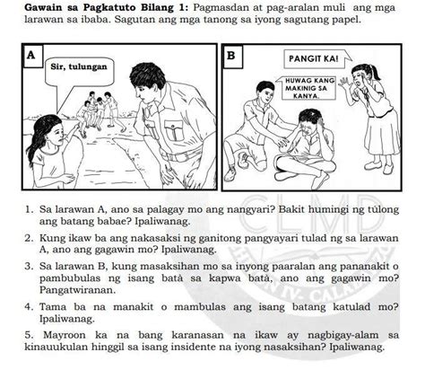 Gawain Sa Pagkatuto Bilang Pagmasdan At Pag Aralan Muli Ang