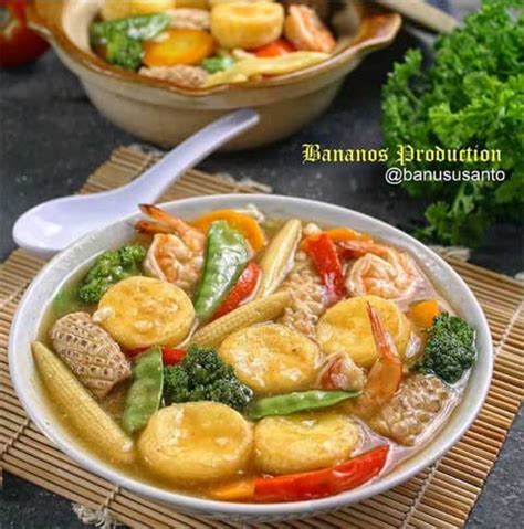 Resep Sapo Tahu Seafood Enak Penuh Gizi dan Super Lezat