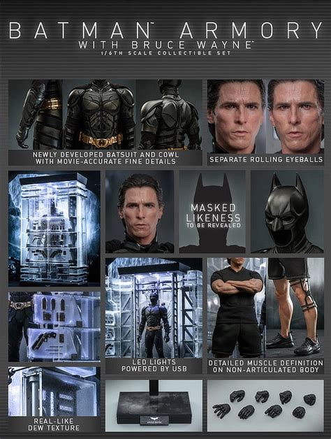 Batman The Dark Knight Rises Batman Armory With Bruce Wayne