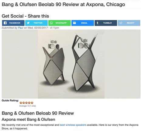 Another BeoLab 90 Review – from Axpona – earfluff and eyecandy