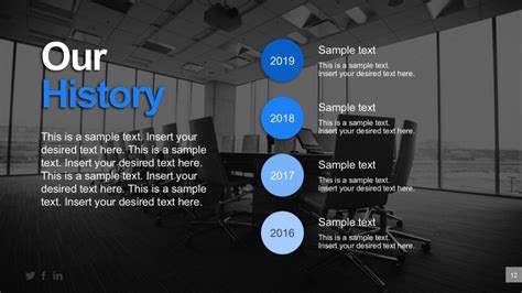 Business History Timeline PowerPoint Templates - SlideModel