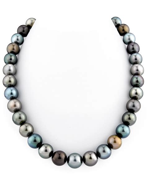 Mm Tahitian South Sea Multicolor Pearl Necklace